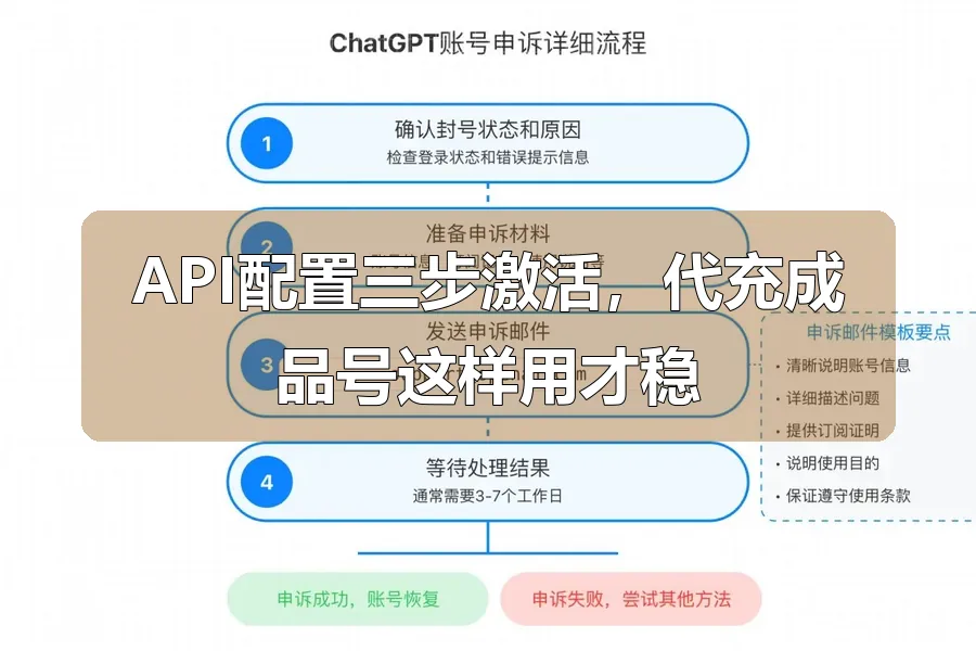 API配置三步激活，代充成品号这样用才稳