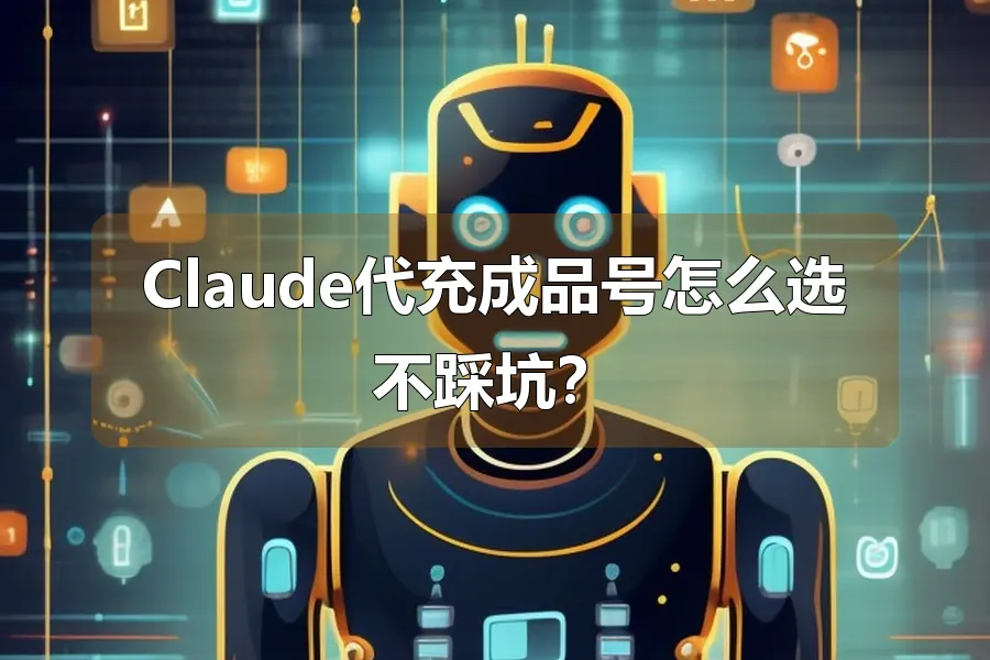 Claude代充成品号怎么选不踩坑？